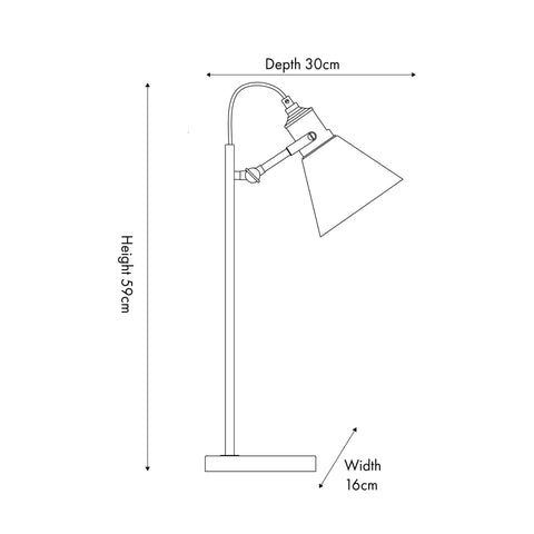 Lita Concrete Base Floor Lamp