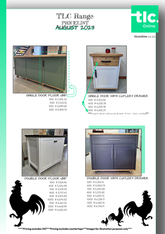 Kitchen Pricelist 2