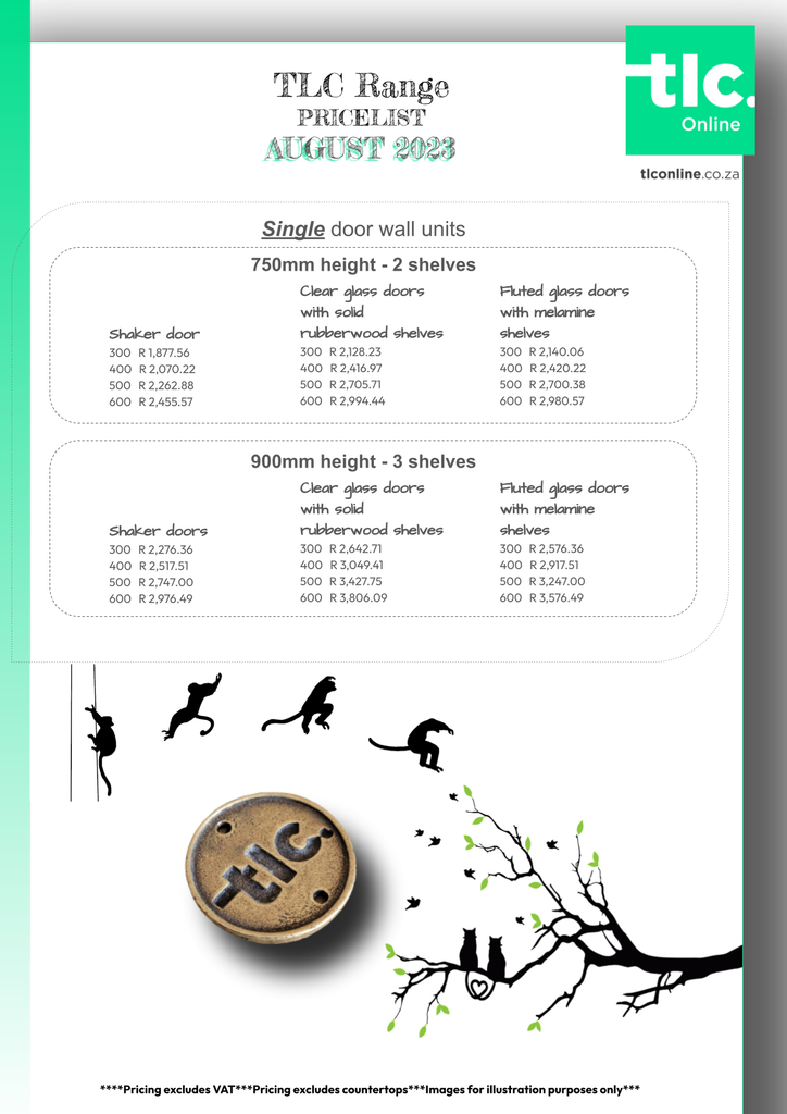 Kitchen Pricelist 6