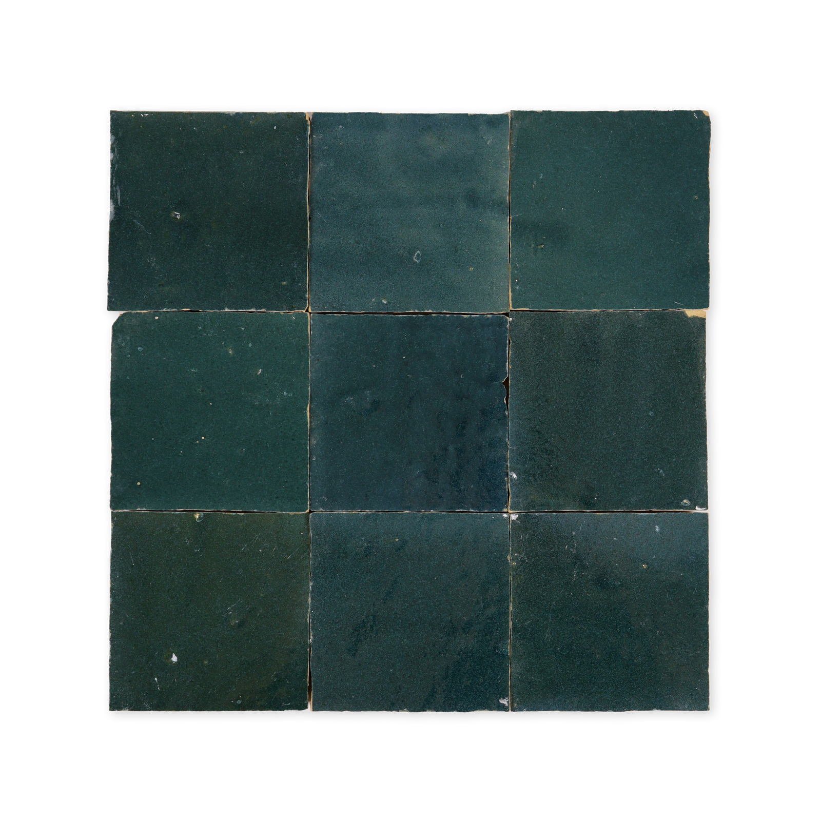 Moroccan Dark Green Zellige Tile - Otto Tiles & Design