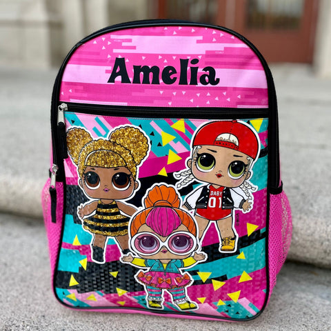 Personalized School Backpack for Kids LOL Surprise