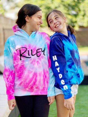 Personalized Tie Dye Sweatshirt