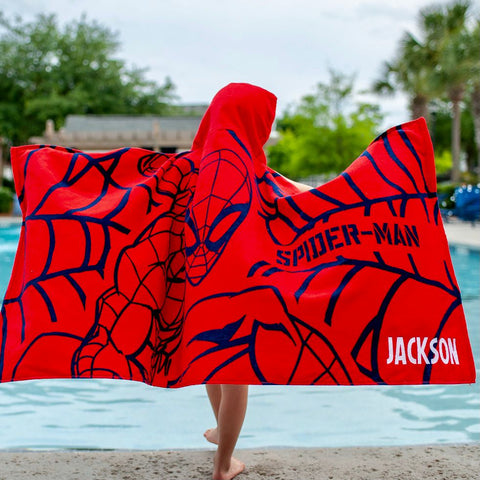 Personalized Hooded Beach Pool Towel for Kids