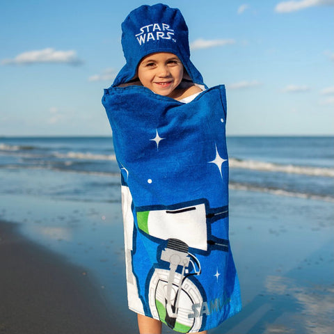 Personalized Hooded Beach Pool Towel for Kids