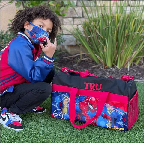 Personalized Kids Duffel Travel Sleepover Bag