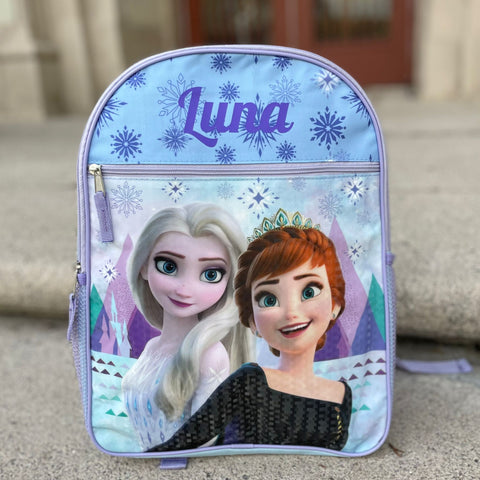 Personalized School Backpack for kids Disney Frozen