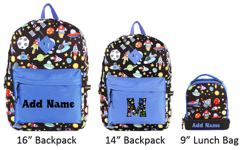 Personalized School Backpacks and Lunch Bags