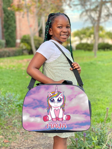 Personalized School Backpack and Lunch bags