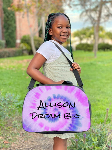 Personalized Tie Dye Duffel Bag for Kids