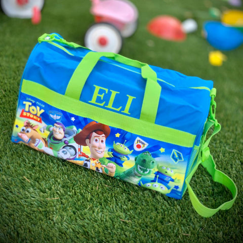 Personalized Travel Duffel Bag featuring Toy Story
