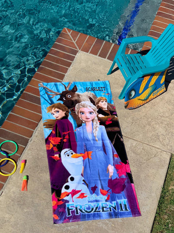 Personalized Disney Towel Frozen