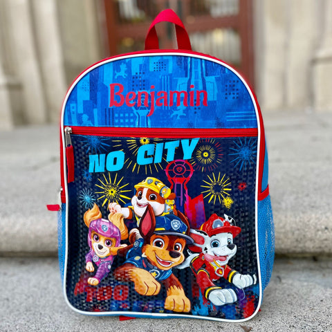 Personalized School Backpack for kids Paw Patrol