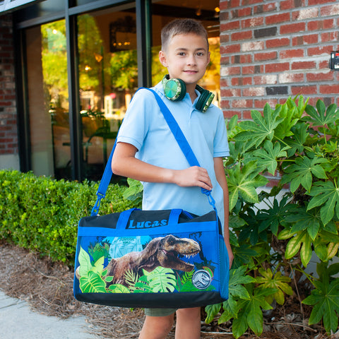 Personalized Travel Duffel Bag for Kids Jurassic World