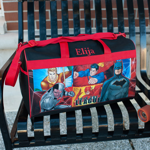 Personalized Travel Duffel Bag for Kids Justice League