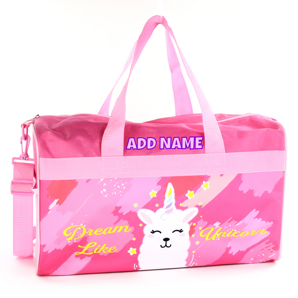 Let's Make Memories Unicorn Sparkle Collection Personalized Back To School  Supplies Kids School Essential Duffle Bag