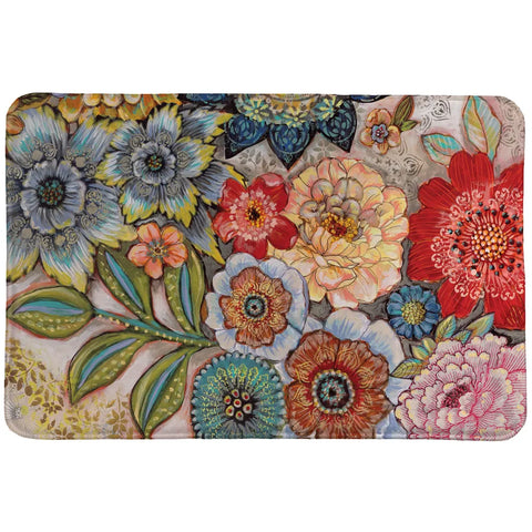 Boho Study Floral Antifatigue Kitchen Mats