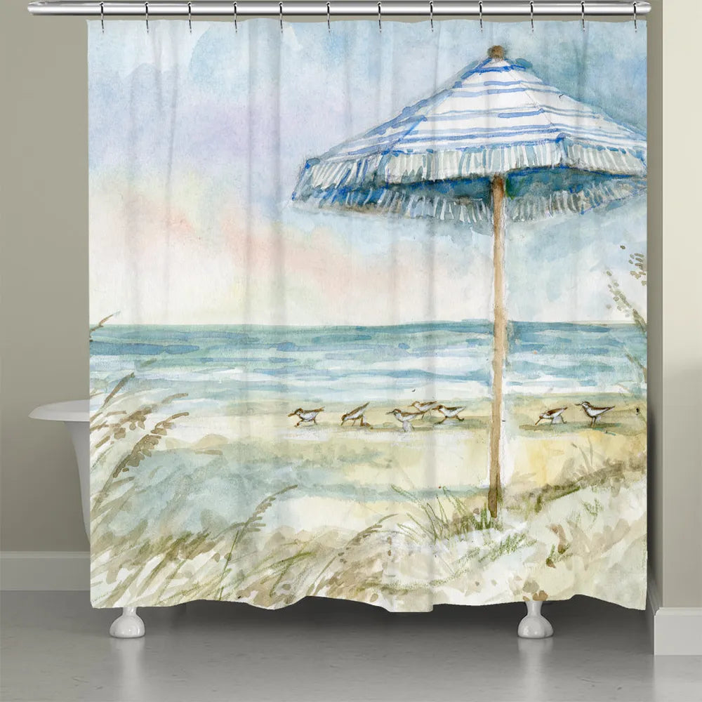 ocean themed shower curtain