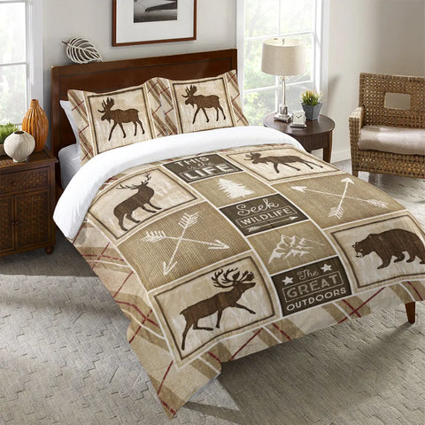 cabin duvet cover