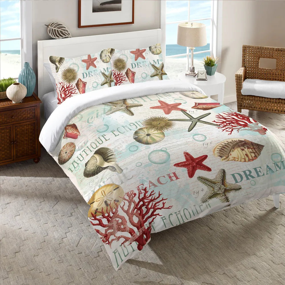 Dream Beach Shells Comforter Laural Home 