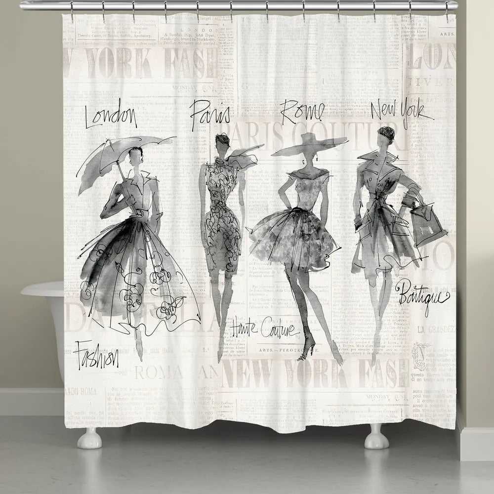 fashion shower curtain