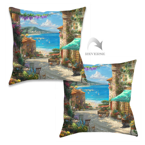 Thomas Kinkade Italian Café Anti-Fatigue Kitchen Mat