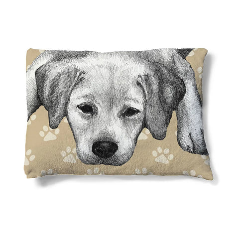 Yellow Lab Large Pillow