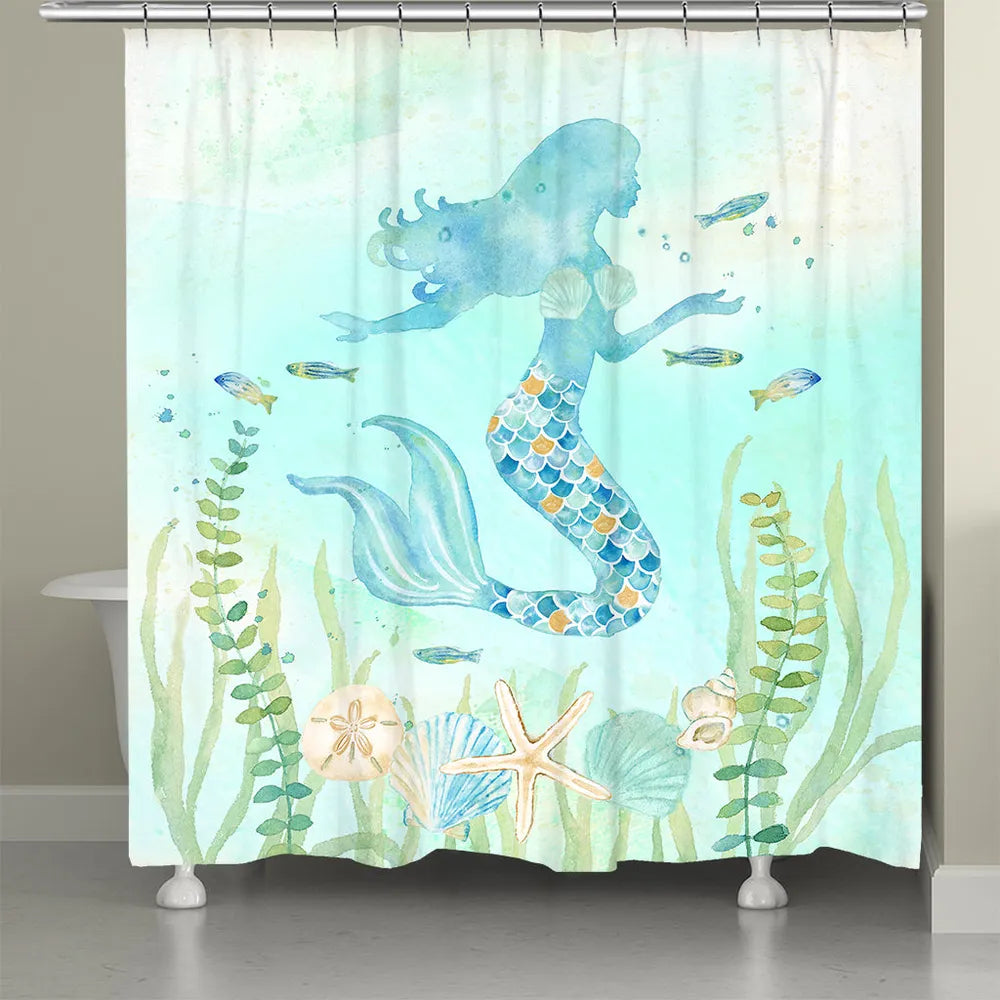 mermaid shower curtain bed bath and beyond