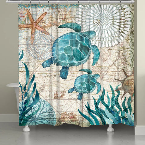 Bay Octopus Shower Curtain - Laural Home