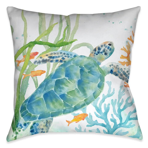 Designart 'Island Like Large Fantasy Turtle' Animal Throw Pillow - Bed Bath  & Beyond - 20948839