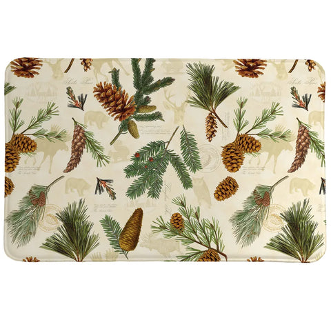 Pinecone Rustic Cabin Sherpa Throw Pillow – Rustics for Less