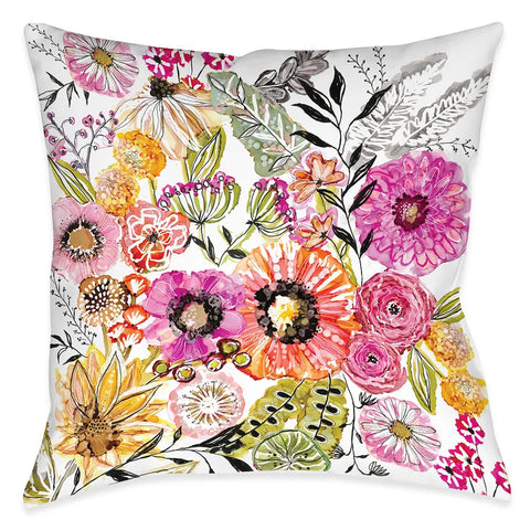 Springtime Florals Indoor Decorative Pillow