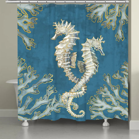Playa Shells Octopus Shower Curtain - Laural Home