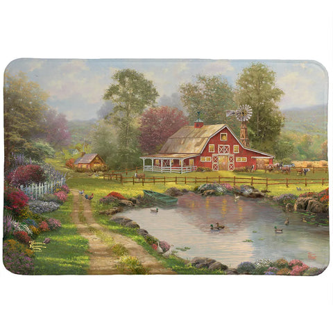 Thomas Kinkade French Riviera Café Anti Fatigue Kitchen Mat