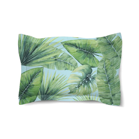 Large Leaf Study Ii By Modern Tropical Throw Pillow - Americanflat