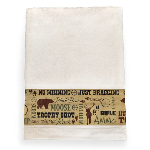 Cabin Bear Bath Hand Towel