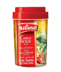 National Hot Mix Chilli Pickle in Oil - 500 Gm - Daily Fresh Grocery