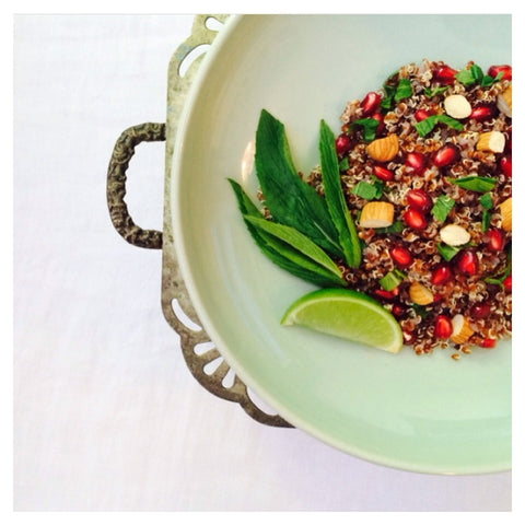 Quinoa and Pomegranate Salad recipe