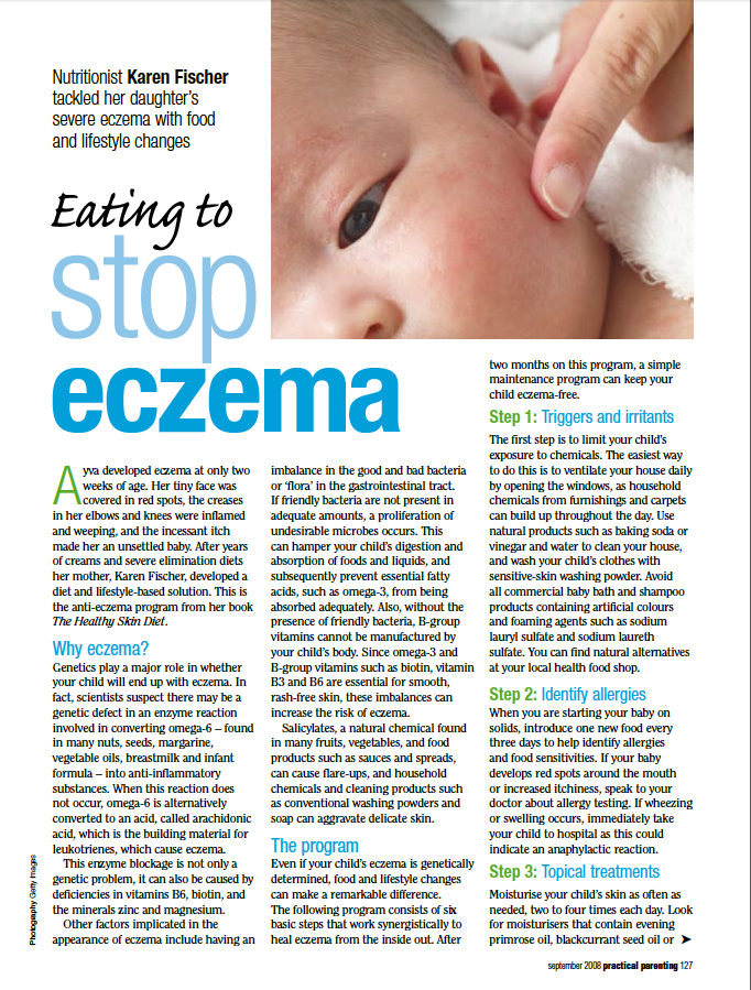 Changing Diet For Eczema