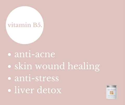 vitamin B5 for eczema acne dermatitis