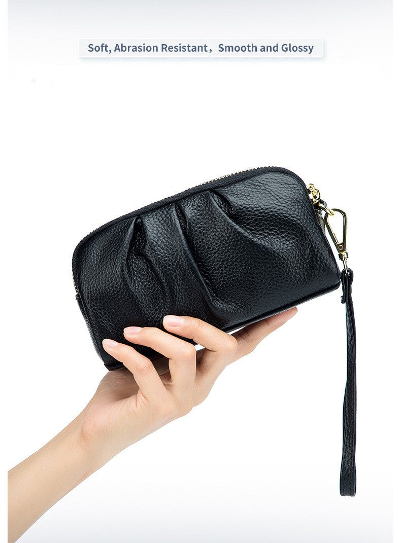 HIMODA genuine leather wristlet purse - ladies - detail 2