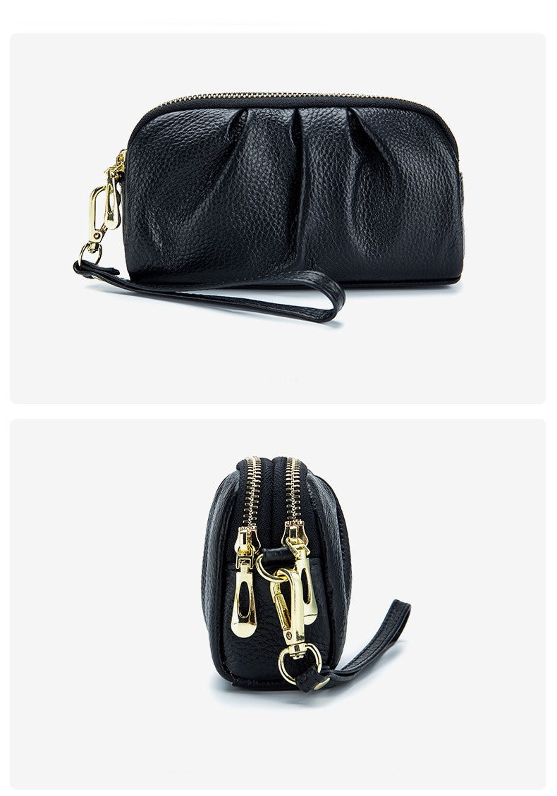 HIMODA genuine leather wristlet purse - ladies - detail 4