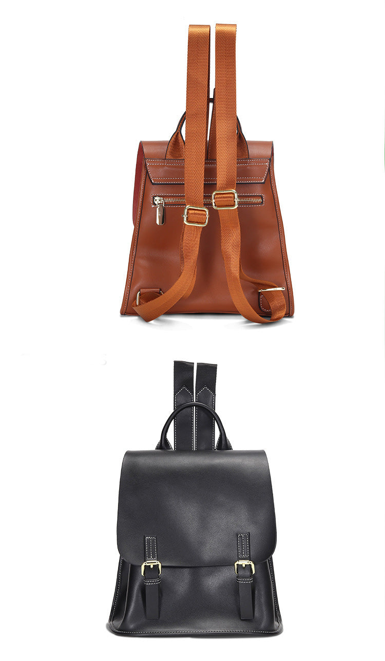 HIMODA genuine leather backpack bag-ladies- detail 1
