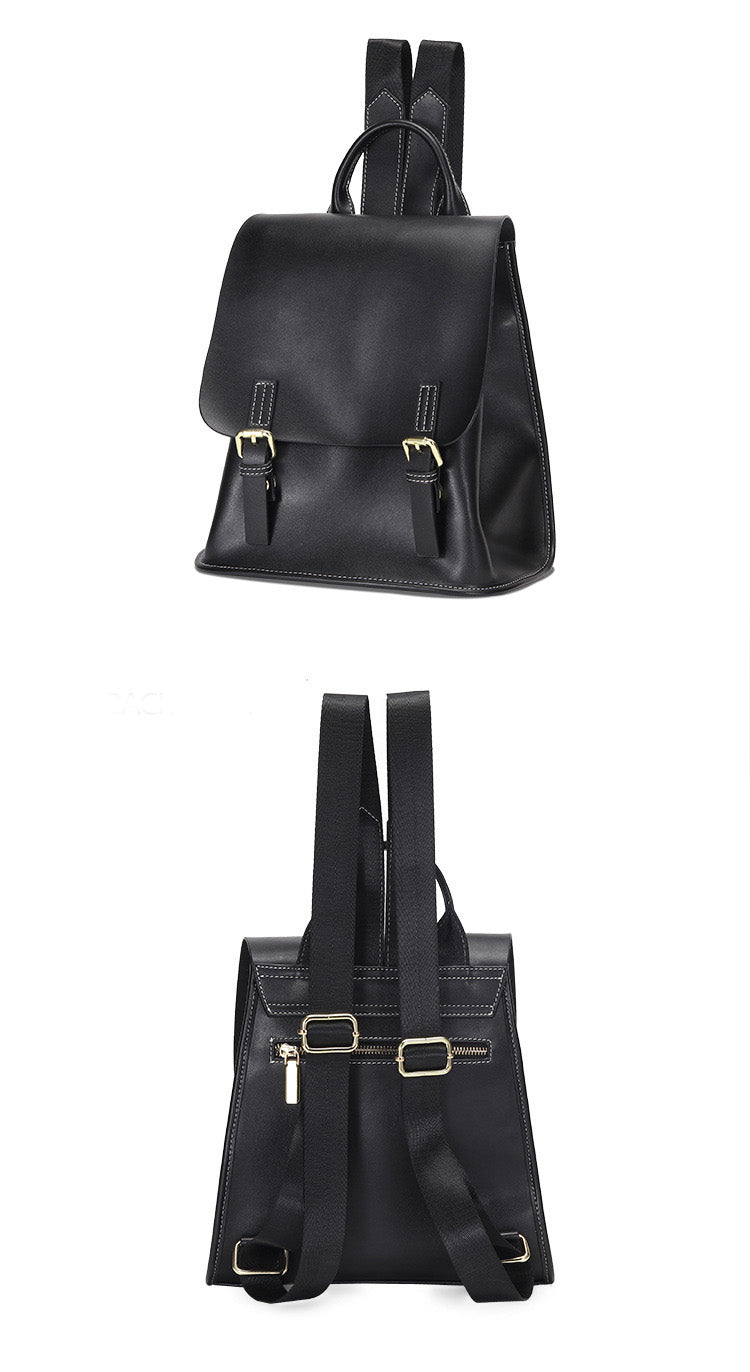 HIMODA genuine leather backpack bag-ladies- detail 5