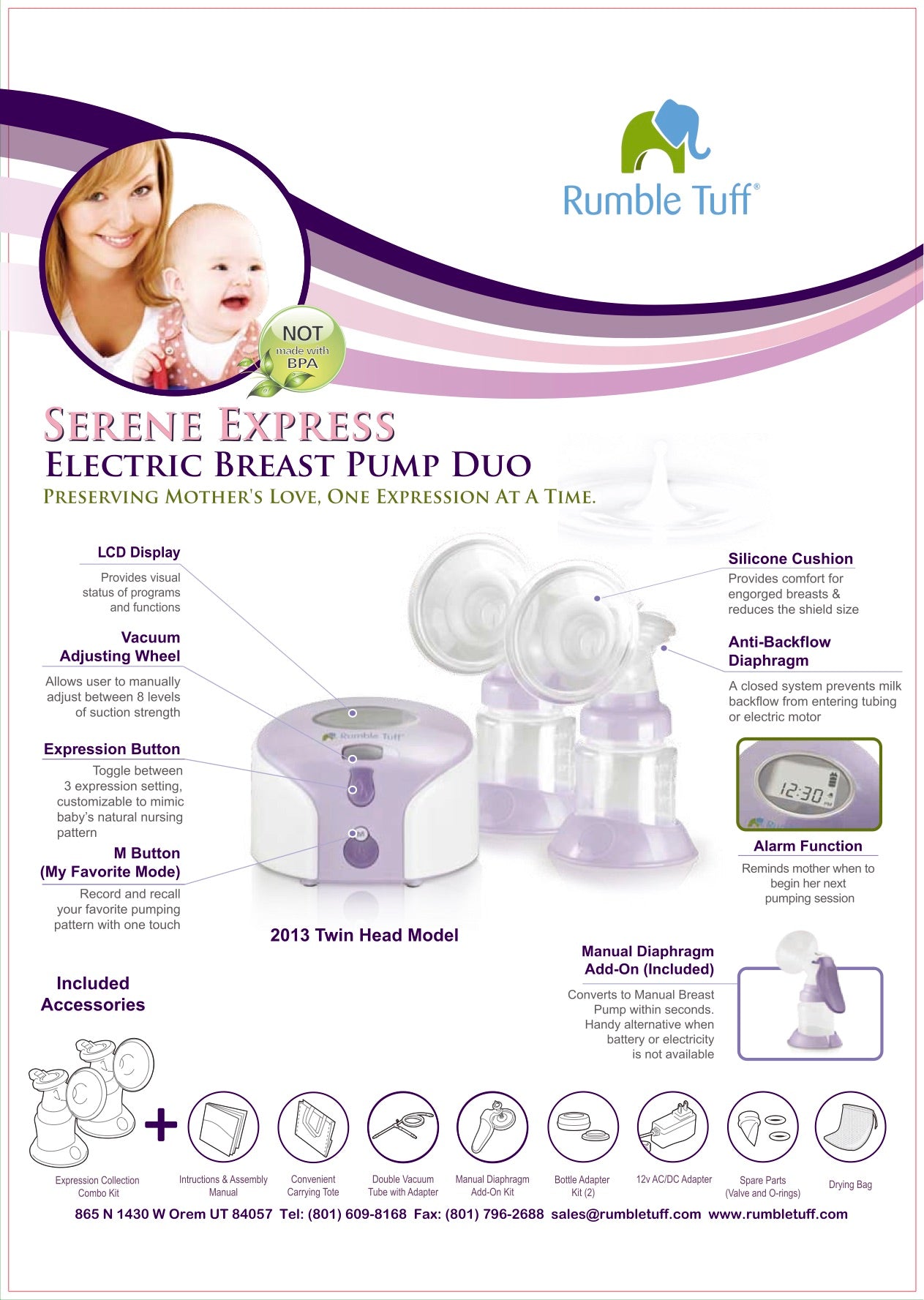 rumble tuff breast pump