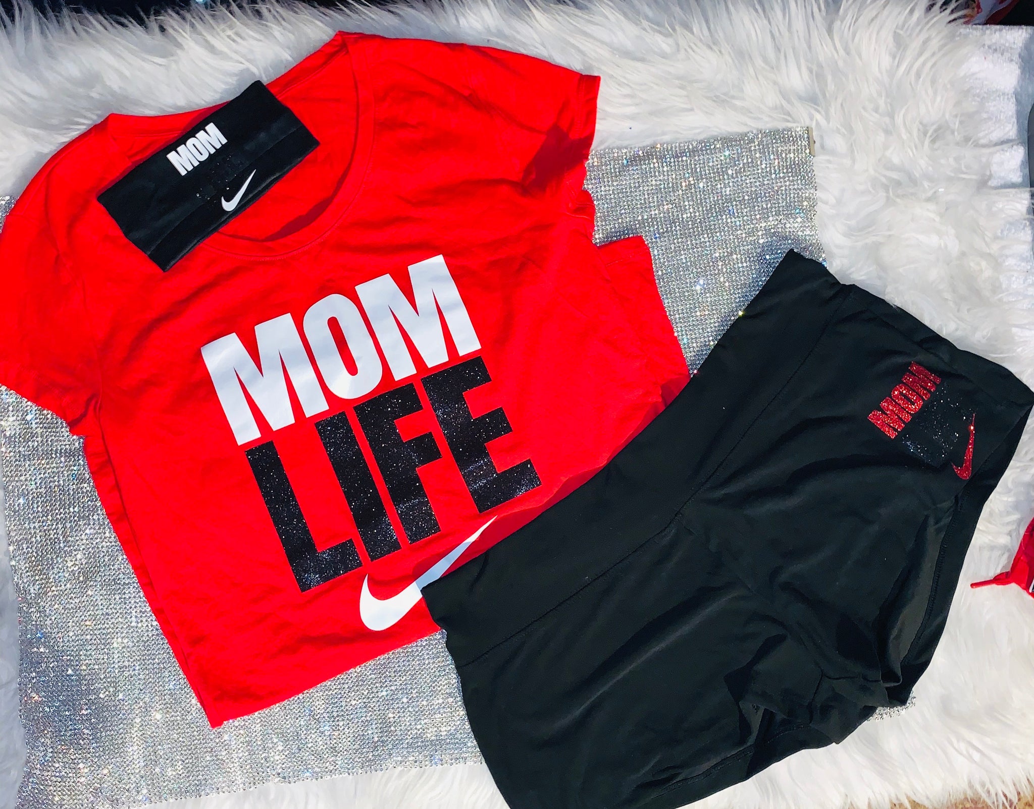 mom life son life nike outfit
