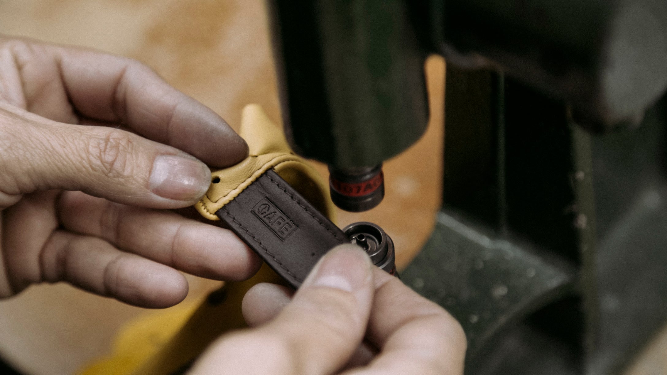 Garantie Gants de conduite en cuir café leather