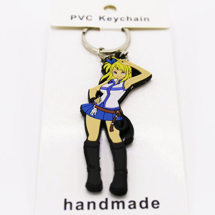 Fairy Tail Lucy Rubber Key Chain