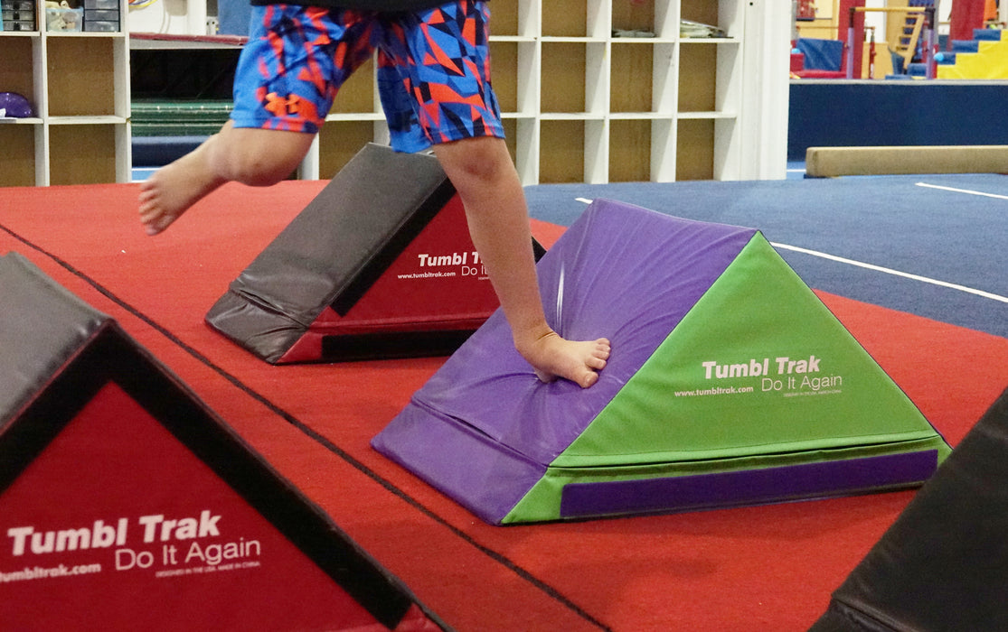 slanted gymnastics mat