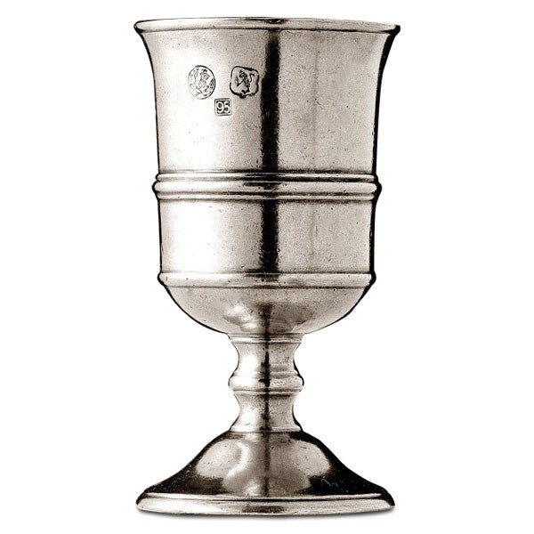 large metal goblet