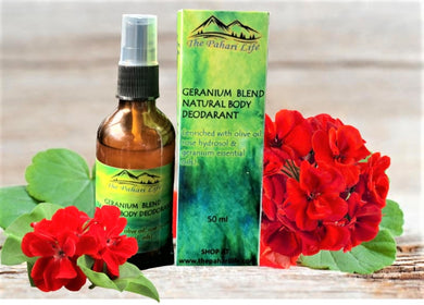 Geranium Blend Natural Body Deodorant - Certified Organic